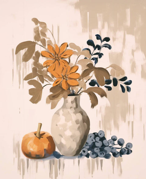 Bloubessies en Pampoen - Studio Magnetic