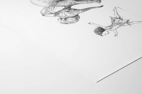 Elephant and Girl - Studio Magnetic