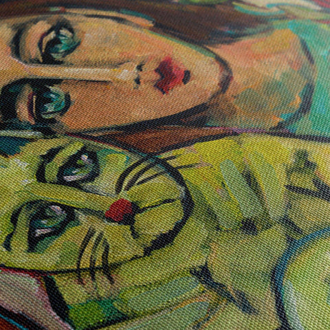 Girl with Cat - Studio Magnetic