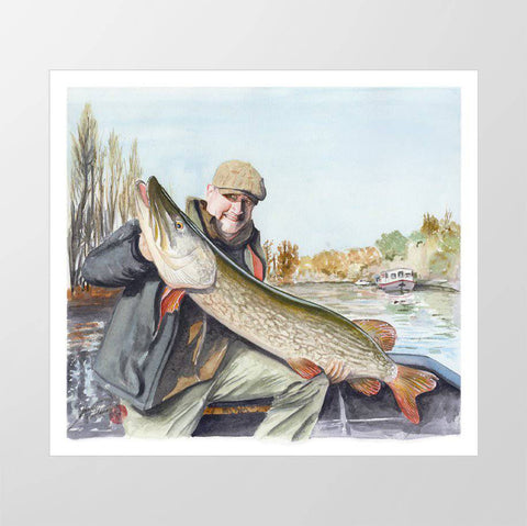 Man with Fish - Studio Magnetic
