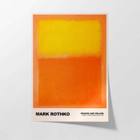 Mark Rothko - "Yellow and Orange" - Studio Magnetic