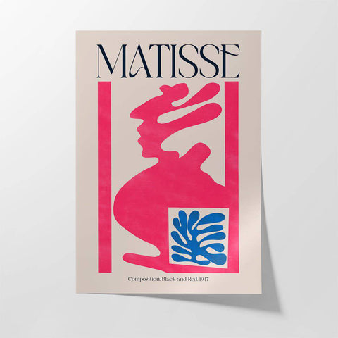 Matisse - " Composition, Black and Red 1947 " - Studio Magnetic