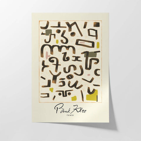 Paul Klee - " Gesetz - Studio Magnetic