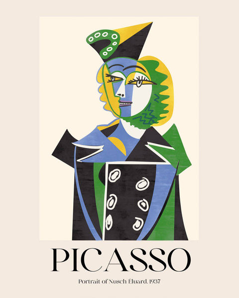 Picasso - "Portrait of Nusch Eluard, 1937 " - Studio Magnetic