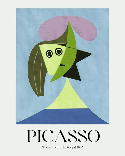 Picasso - " Woman with hat (Olga) " - Studio Magnetic