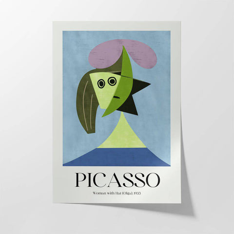Picasso - " Woman with hat (Olga) " - Studio Magnetic