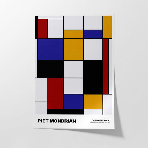 Piet Mondrian - " Composition A" #1 - Studio Magnetic