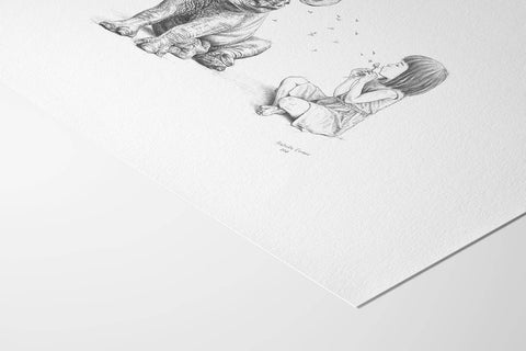 Rhino and Girl - Studio Magnetic