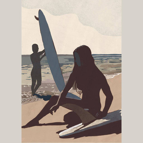 Single Fin Silhouette - Studio Magnetic