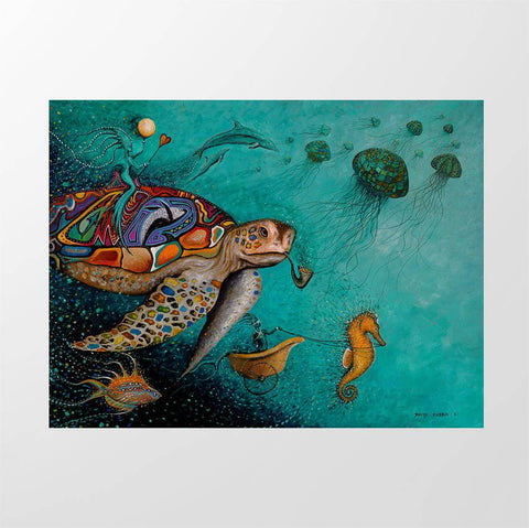 Turtle Seahorse & Jellyfish - Studio Magnetic