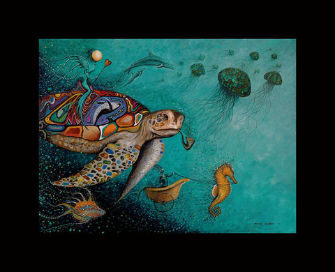 Turtle Seahorse & Jellyfish - Studio Magnetic