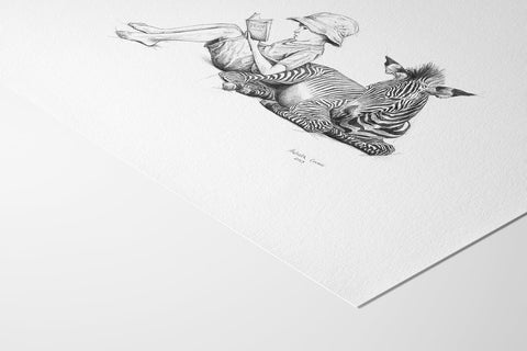 Zebra and Boy - Studio Magnetic