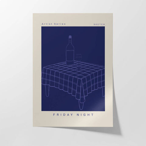 Friday Night Blue - Studio Magnetic