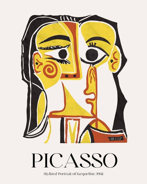 Picasso - "Stylized Portrait of Jaqueline" - Studio Magnetic