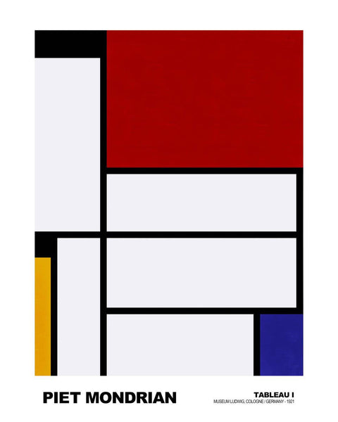 Piet Mondrian - " Tableau " - Studio Magnetic