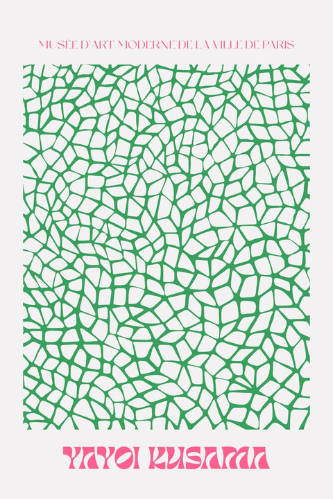 Yayoi Kusama - Green Patterns - Studio Magnetic